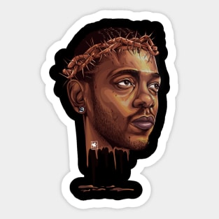 KENDRICK LAMAR art Design T-Shirt Hoodie Stickers Sticker